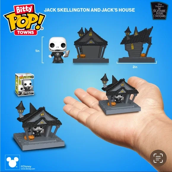 Bitty Pop! Towns - Jack Skellington and Jack’s House - Picture 9 of 11